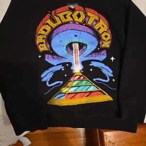 Black Graphic Women's Sweater